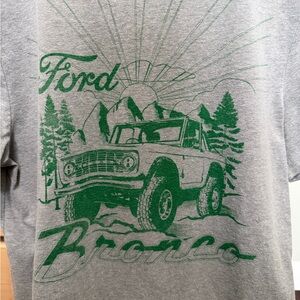 Ford Bronco Gray and Green Tee